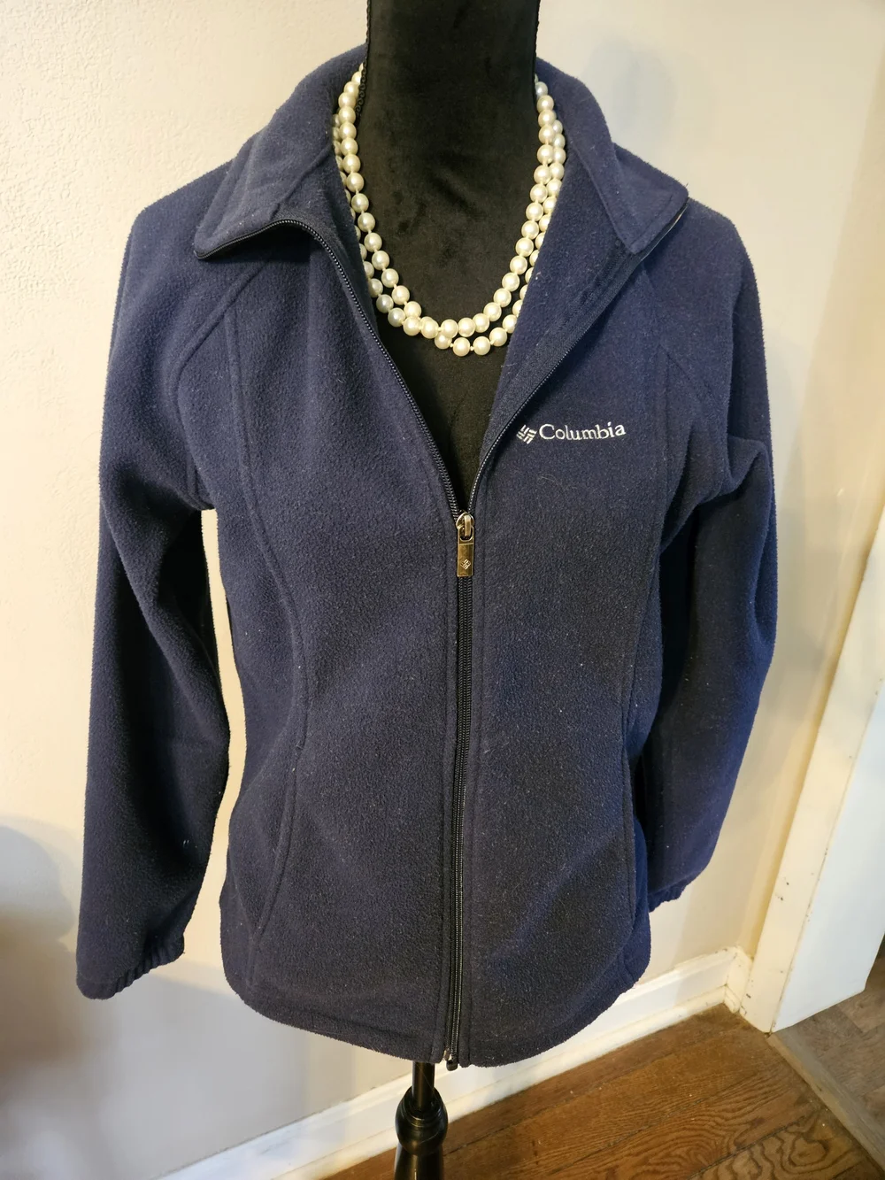 Columbia Navy Full-Zip Women's Fleece Jacket